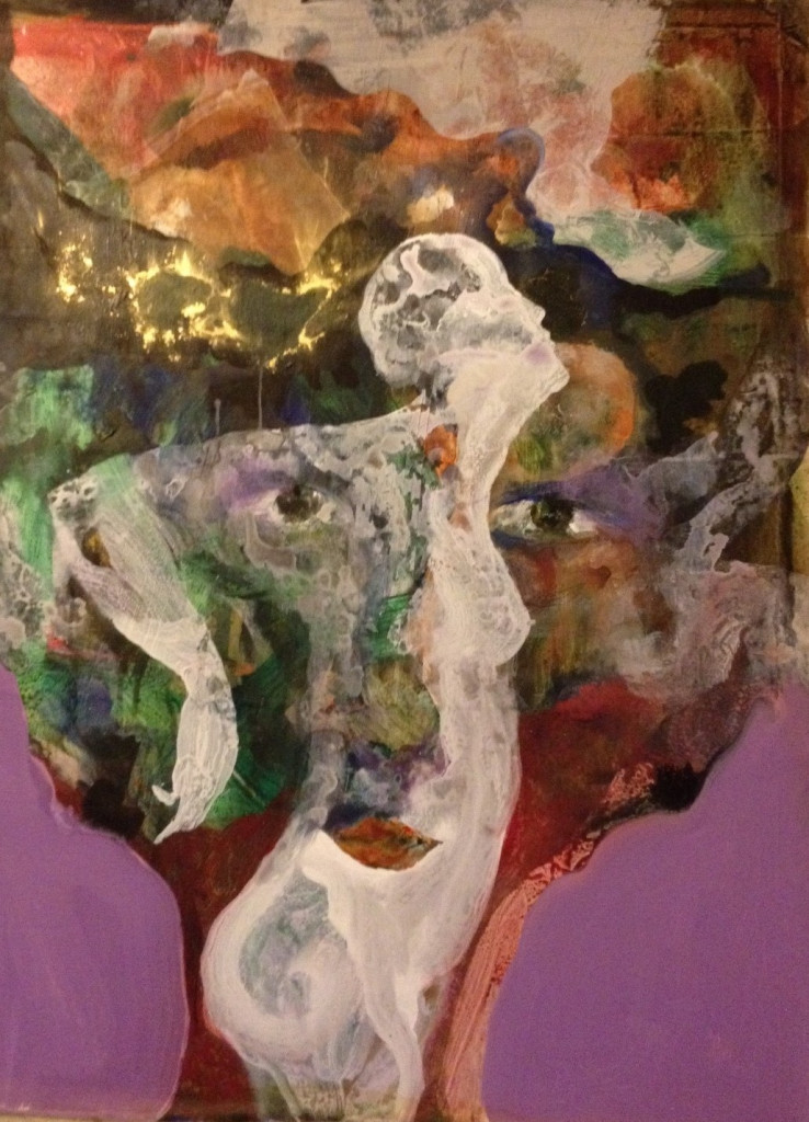 Gatot Widodo, The Figure, acrylic on canvas, 38"x29", 2013