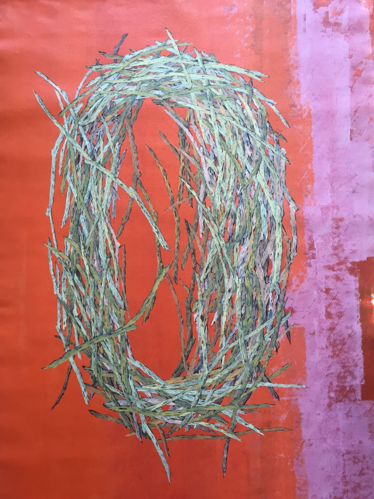 Rudi St Dharma, Journey of Joy 2, acrylic on canvas, 55"x35", 2015