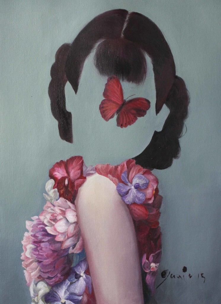 Janiz Chan, Retro No.3 s, oil on canvas, 22"x15", 2015